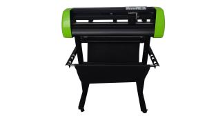 Quality 25 Inch Green Al Stand 630mm Vinyl Sticker Plotter Machine wholesale