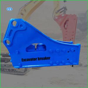 Quality KOMATSU 12-18t Excavator Rock Breaking Hammer Hydraulic Attachments Chisel 120mm wholesale