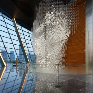 Quality Chrome Steel E12 Hotel Lobby Chandelier wholesale