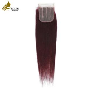 Quality Fashion Three Part 4X4 Straight 10-18 Inches Transparent Lace Closure Human Hair Toupees Factory Wholesale Price In Stock wholesale