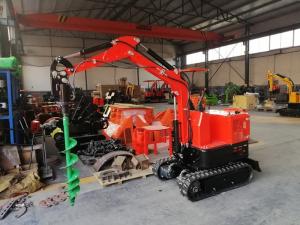 Quality Farm garden ET10 800kg mini digger excavator with auger wholesale