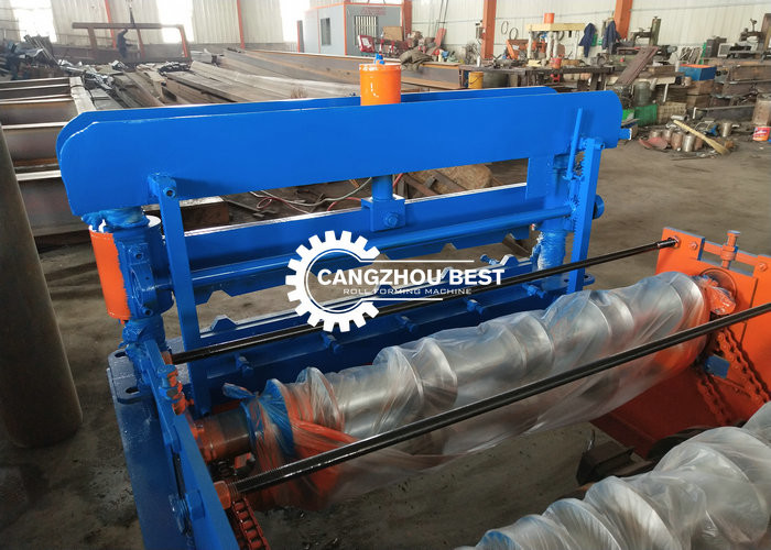 Zinc Galvanizing Trapezoidal Roofing Sheet Roll Forming Machine 380V Roofing Sheet Making Machine