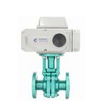 Fluorine Electric Control Ball Valve Carbon Steel Flange Connection