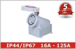 White 3 Phase Industrial Electrical Outlets Adapter 380V - 4150V