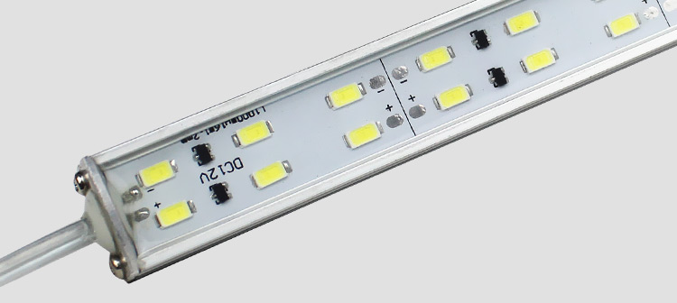 120PCS 5730 Aluminium LED Linear Light Bar Fixture High Brightness Multi Color