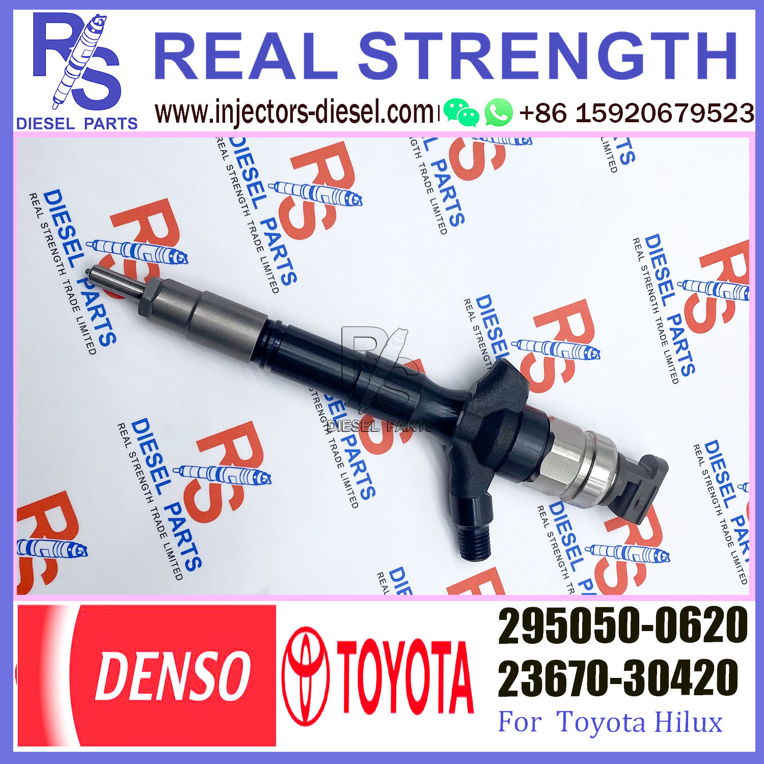 Diesel injector assembly Isu-zu pump common rail injector 095000-0620 for diesel engine nozzle