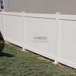 White Plastic PVC Vinyl Privacy Fence Panels Environmentally Friendly