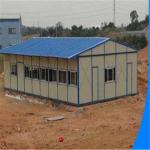 prefabricated light weight steel frame eps sandwich panel house for warehouse