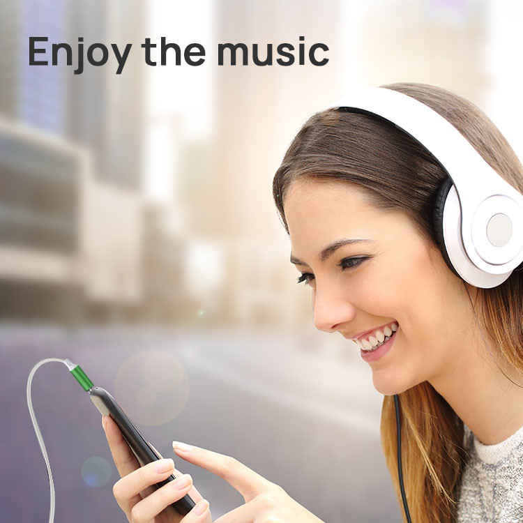 OEM 2M Iphone Lightning To Aux Cable For Car