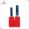 Buy cheap HRC65 high performance Blue Nano end mills milling cutter carbide tool carbide from wholesalers
