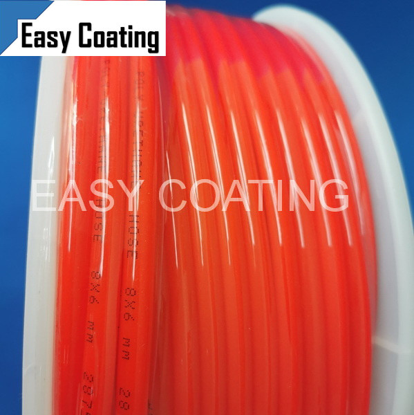 Electrostatic powder coating machine conveying air hose - ø 8 / 6 mm (red) 103500