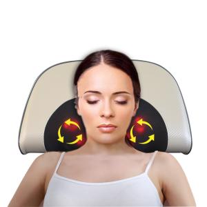 Quality PU Leather Shiatsu Pillow Massager Vibrating Neck Pillow With Auto Shut Off wholesale