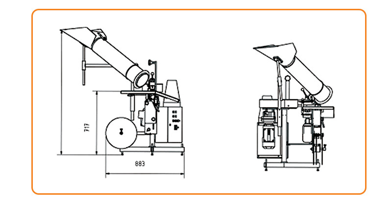 Semi Automatic Net Packaging Machine Green Lemon Fruit Vegetable Mesh Bag Package Equipment