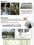 Weed Control Mulch Film, Agriculture Vegetable Black PE Films, 5 Holes