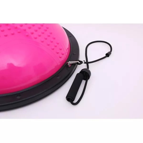 Inflatable Yoga Ball for Home Gym Workouts Exercise Half Ball for Balance Training Core Strength Fitness More
