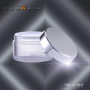 Quality Empty makeup jars PETG cosmetic jars 5g 15g 30g 50g 80g 100g SR-2387 wholesale