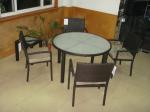 5pcs cane dining set
