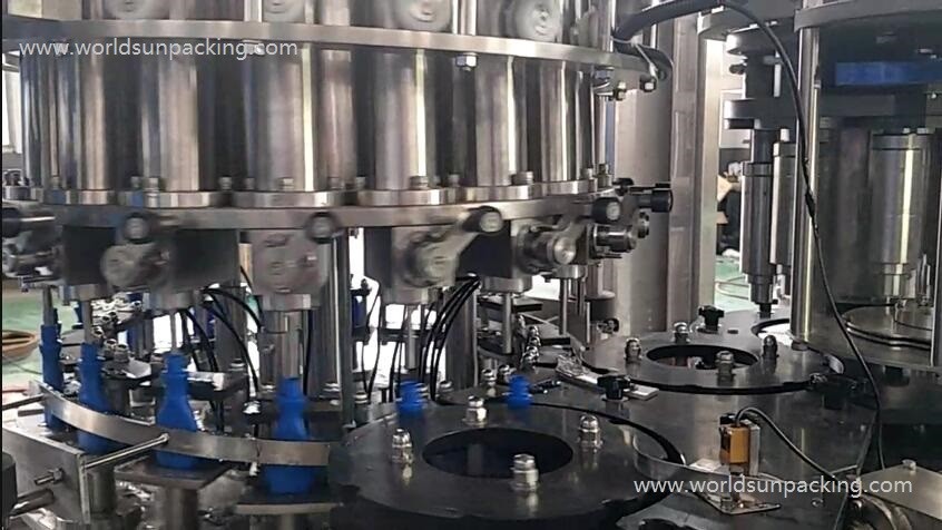 automatic dishwashing liquid detergent plastic bottle filling capping machine