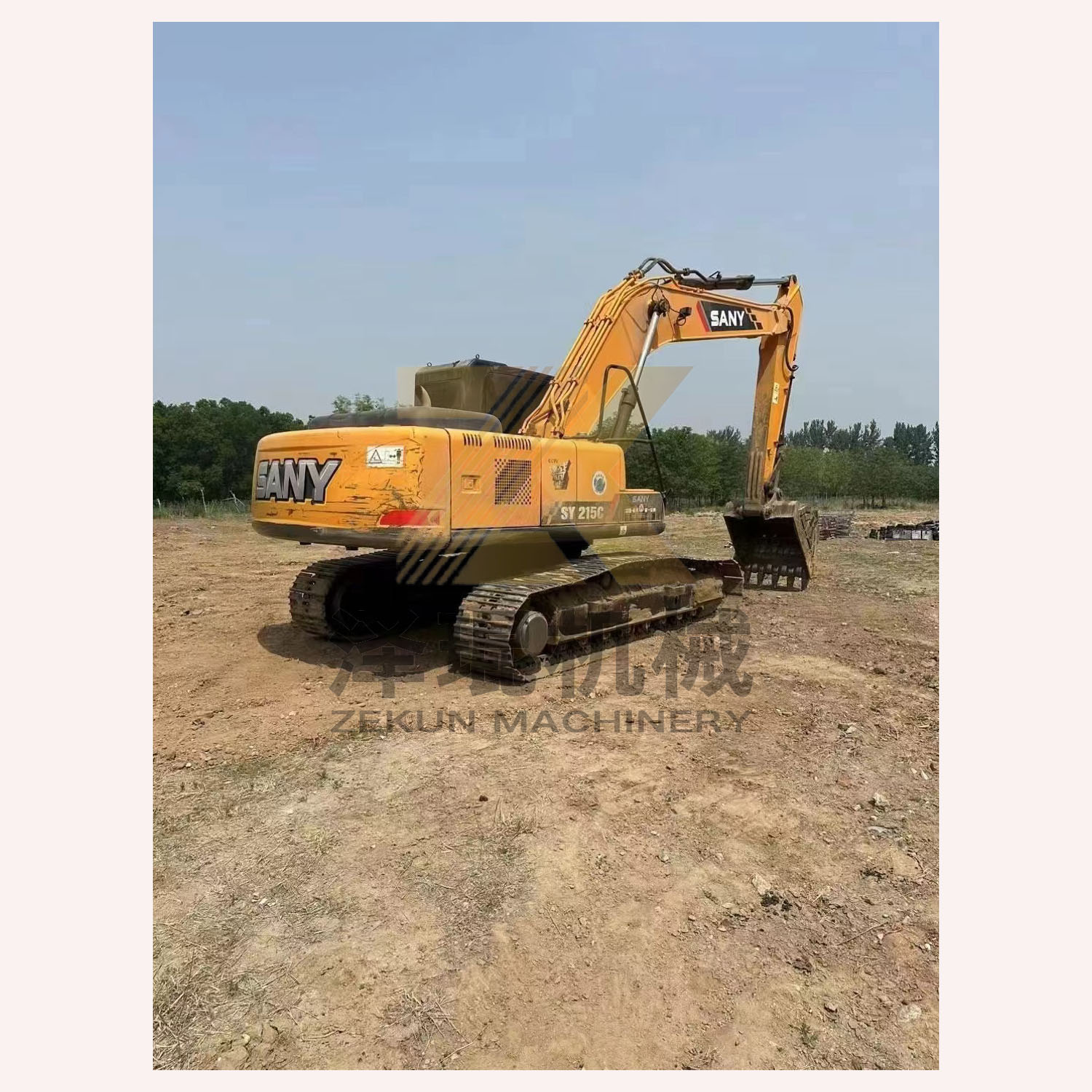 2020 Used Sany SY215C Crawler Excavator in Shanghai with Hydraulic Pump