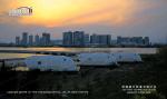 Waterproof Shell Shape Luxury Glamping Tent Wind Load 120km/h