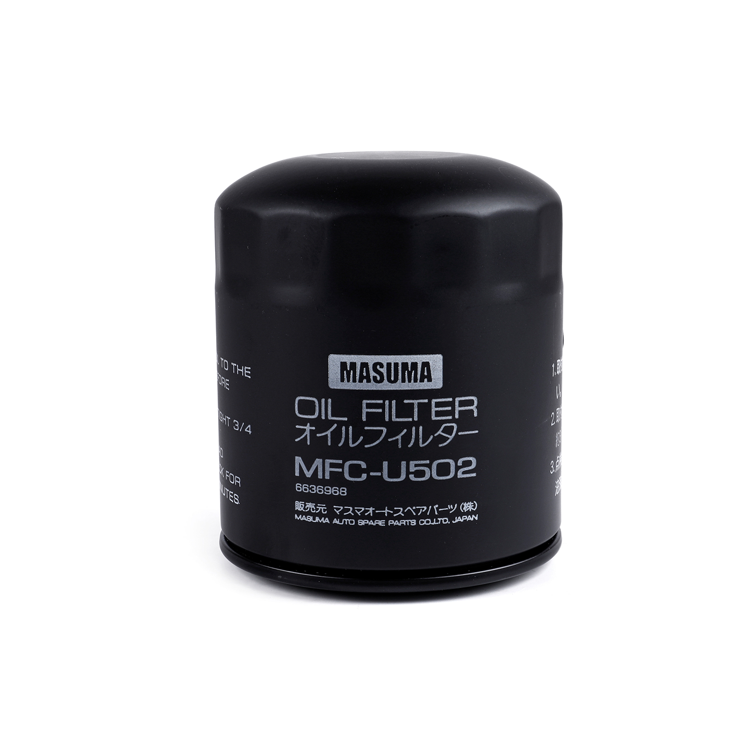 MFC-U502 MASUMA Auto Engine System Oil Filter 6636968 for TOYOTA 1.6 16V AW11 9*9*11.5 cm