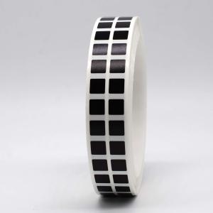 Quality 8mmx8mm 1.5mil Black Matte High Temperature Resistant Polyimide Label wholesale