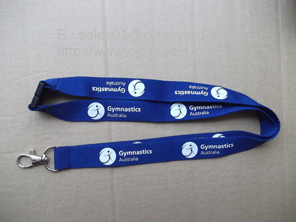 Dye  coloured id badge lanyards