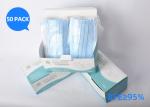 Customized Color Hypoallergenic Dental Masks , Disposable 3 Ply Non Woven Face