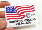 American Flag Military Style Patches Embroidered For Army Uniform 5cmX8cm
