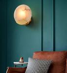 Luxury Alabaster Bedroom Bedside Wall Lamp Creative Staircase Aisle Art