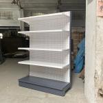Gondola metallic supermarket shelves retail store shelving