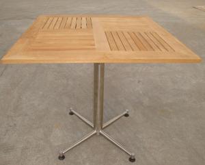 Quality China LFurniture Square Wood Table with Metal Foot-6 wholesale