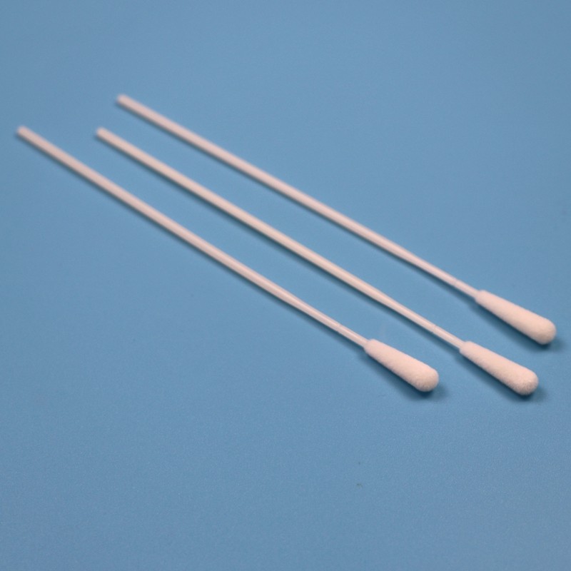 Disposable ABS Stick Flocked Nylon Oral Swab Sterile Specimen Collection Swab
