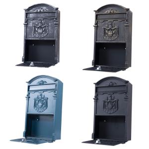 Quality Waterproof Letterbox Decorative Outdoor Security Wall Mounted Aluminum Mailbox wholesale