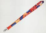 Key / Mobile Phone / Whistle Dye Sublimation Lanyards For Id Badges