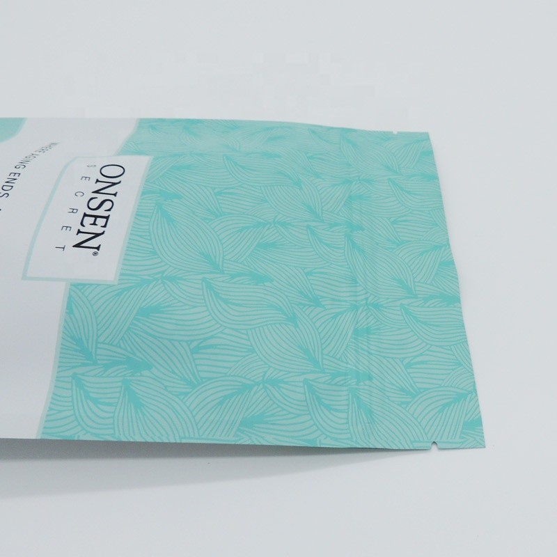 Flexible Printed 15x25cm+5cm Zipper Standing Pouch