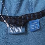 Stockpapa blue Striped Children's Winter Clothes Softshell Hooded Jacket