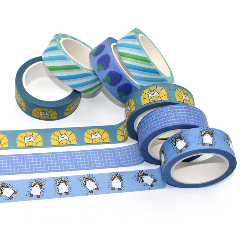 Tropical Breeze Japanese Paper Washi Tape For Gift Box Decoration
