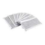 Anti Dust Hygienic Face Mask Gray Color Fiber Non Woven Fabric For Food