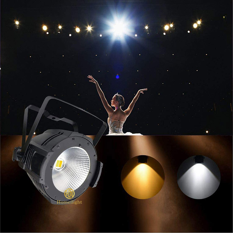 RGBW 4in1 Warm White / Cool White 100W COB LED Par Light For Indoor And Studio Theater