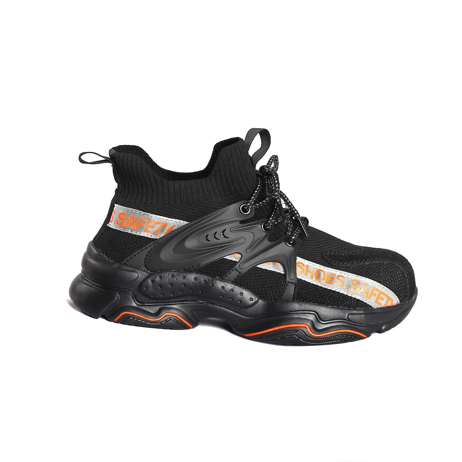 Metal Eyelets Protective Shoes With Low Top And Steel Toe And Kevlar Safety Shoes