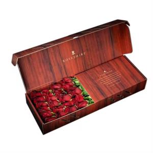 Quality Corrugated Forever Rose Gift Box Paper Fashionable Customize For Ladies wholesale
