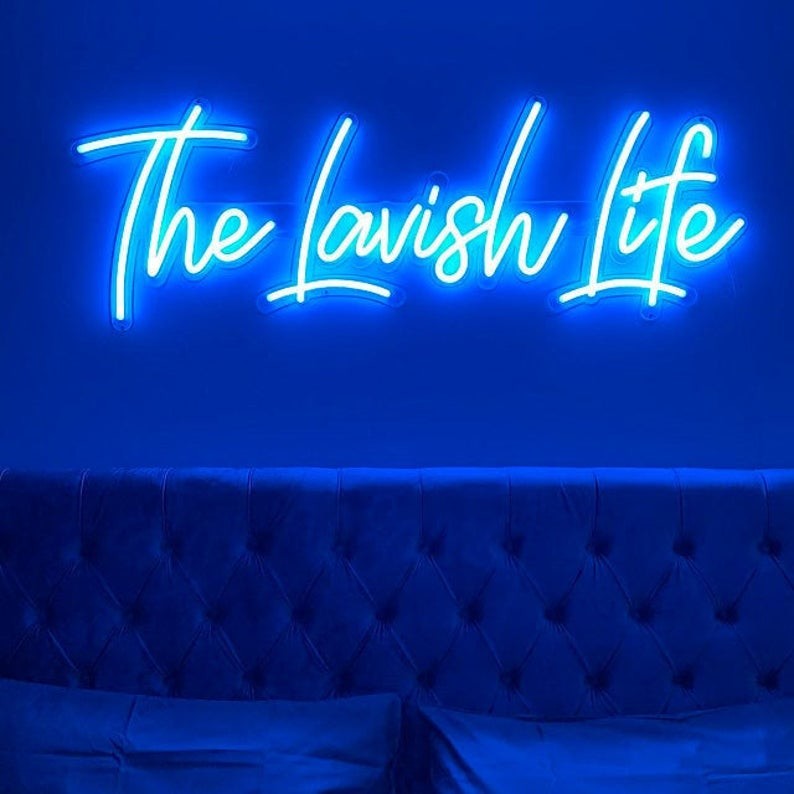 23cm Wall Mounted Neon Lighted Sign Led Approx 2m Milky White Jacket