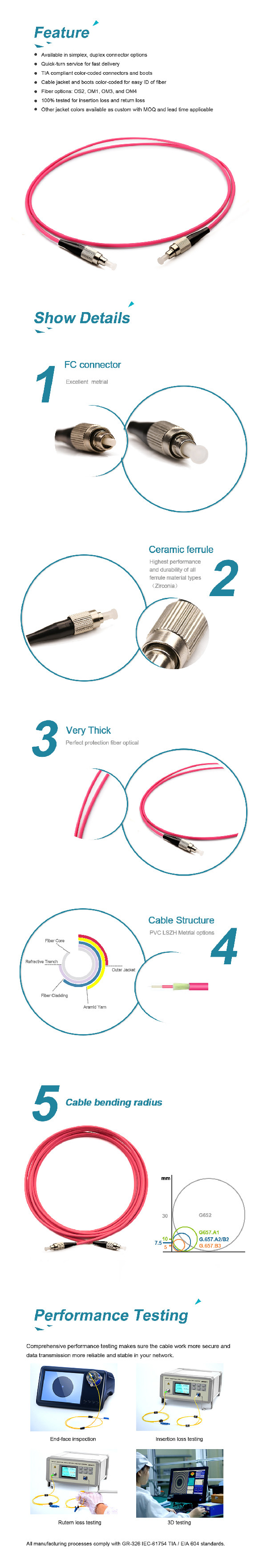 fiber optic patch cord lc sc apc upc ftth fiber optic pigtails jumper