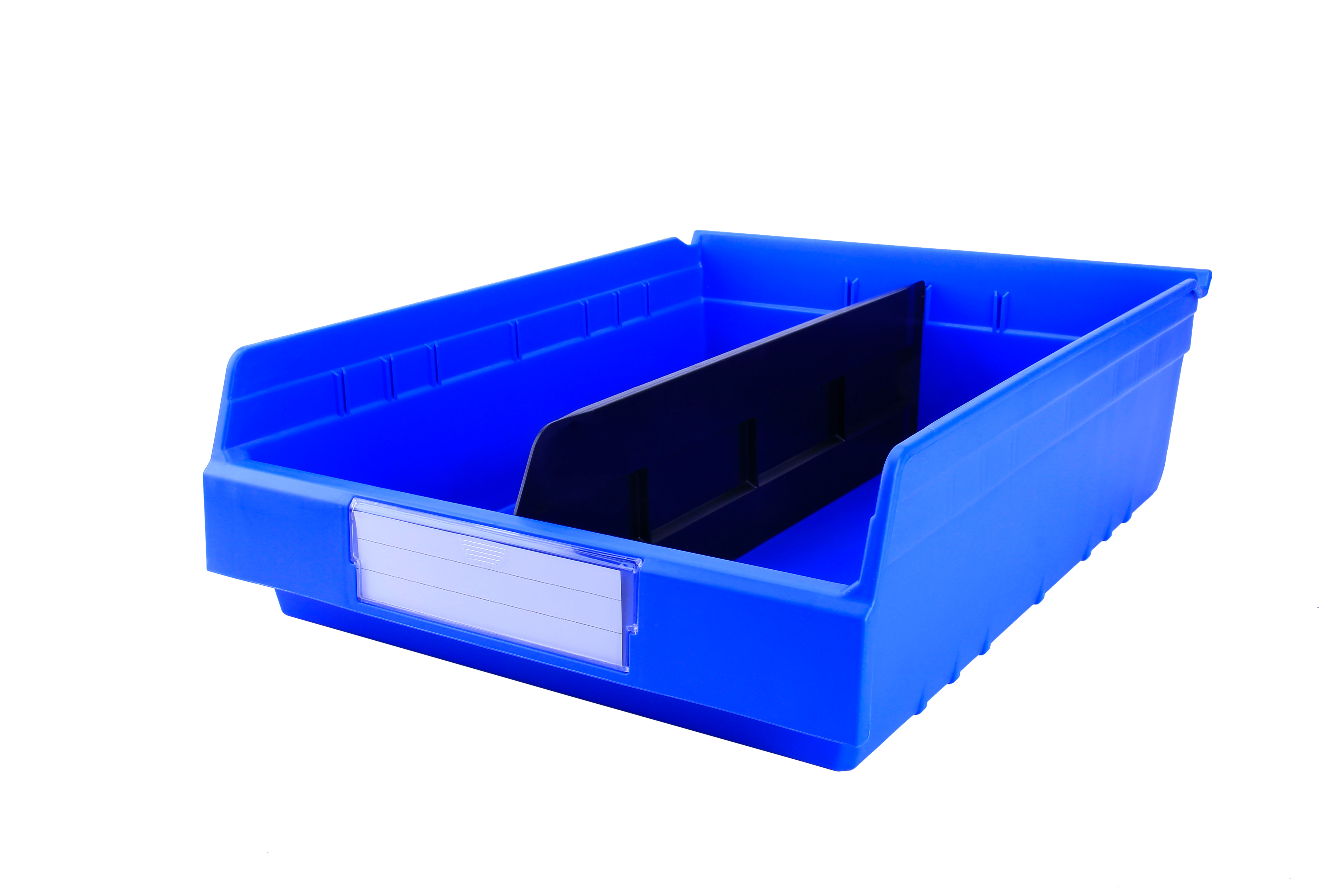 Warehouse Tool Storage Stackable Solid Box with Large Capacity and Semi-Open Front PP Box