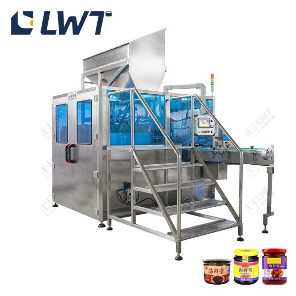 Fully Automatic Seafood Sauce Filling Production Lines Bottled Paste Filling