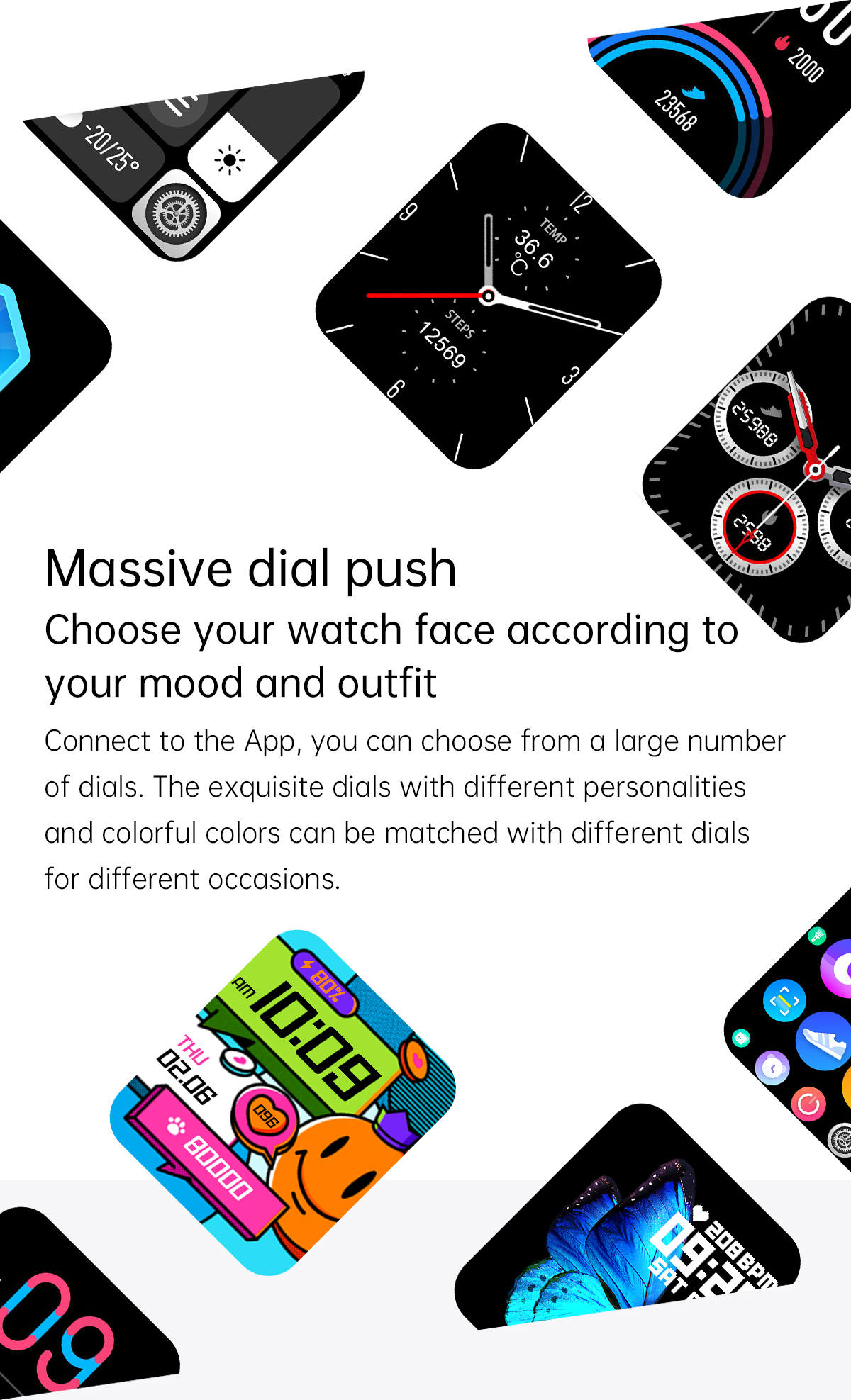 HL69 Smartwatch Exercise IPS 240*280 180mAH Heart Rate Wechat Movement