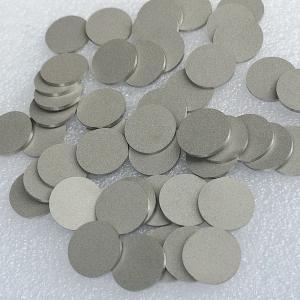 Quality Titanium Sintered Round Discs Porous Materials wholesale