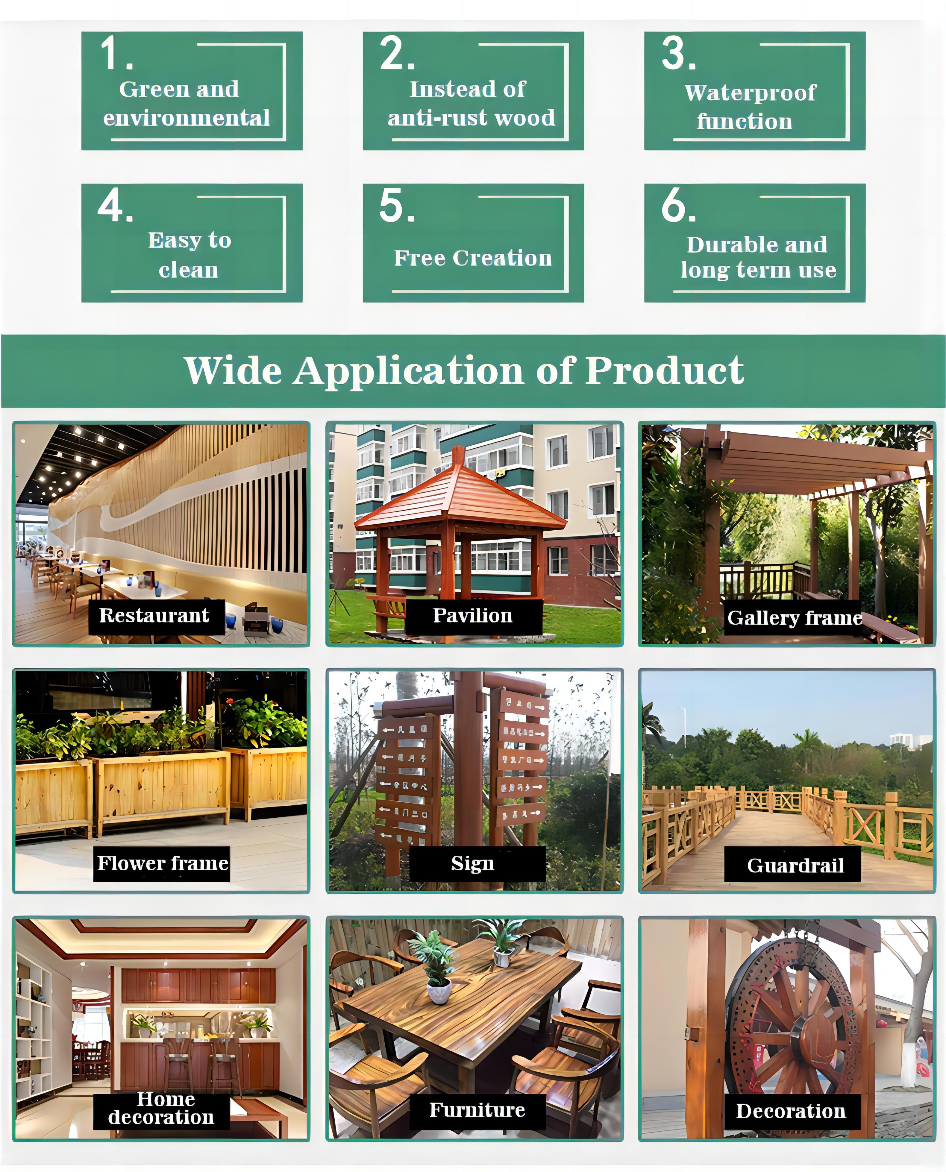 Volume 20KG/BUCKET Matt Wood Grain Powder Coating Paint for Aluminium Wood Effect