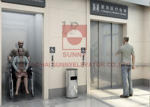 1.75m/S Speed Medical Bed Elevator Lift 1600kg Load 1500mm Pit High Performance